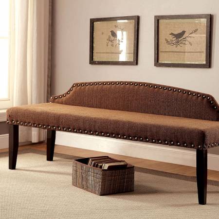 HASSELT BENCH BROWN CM-BN6880BR-L (LARGE)